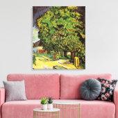 Chestnut Trees in Blossom door Vincent van Gogh Canvas Afdruk (Insitu (Woonkamer))