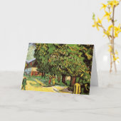 Chestnut Trees in Blossom door Vincent van Gogh Kaart (Gele Bloem)