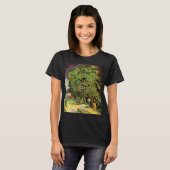 Chestnut Trees in Blossom door Vincent van Gogh T-shirt (Voorkant volledig)