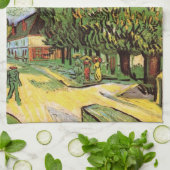 Chestnut Trees in Blossom door Vincent van Gogh Theedoek (Gevouwen)