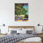 Chestnut Trees in Blossom, Vincent van Gogh. Canvas Afdruk (Insitu (Slaapkamer))