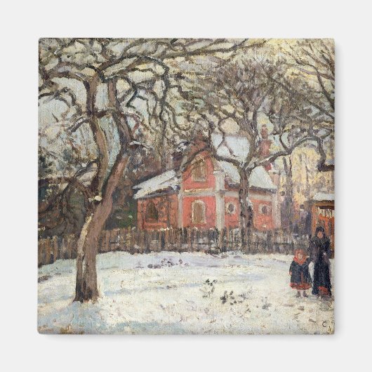 Chestnut Trees te Louveciennes, c.1871-2 Magneet (Voorkant)