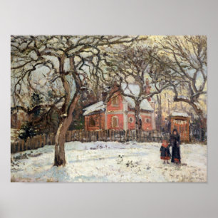 Chestnut Trees te Louveciennes, c.1871-2 Poster