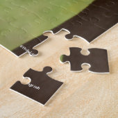 Chestnut Warmblood Foal with Tail on Head Legpuzzel (Zijkant)