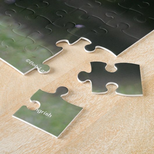 Chestnut Welsh Pony Mane en Tail stromend Legpuzzel (Zijkant)