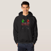 Chestnuts Christmas Matching Couples Chest Hoodie (Voorkant volledig)