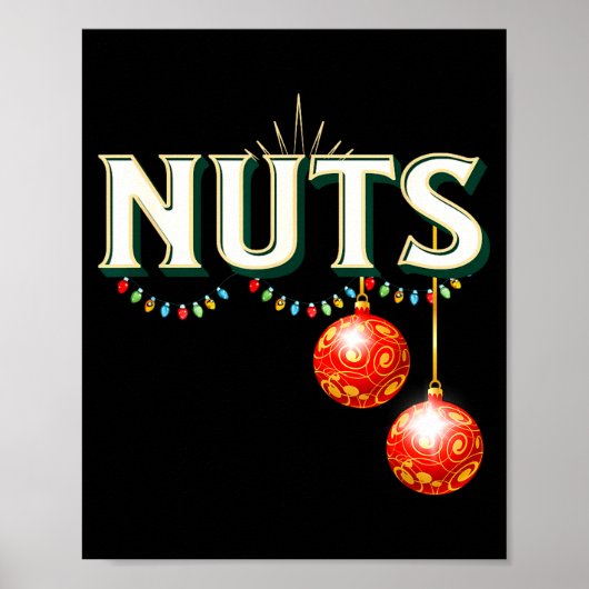 Chestnuts Matching Christmas Family Funny Chest Nu Poster (Voorkant)