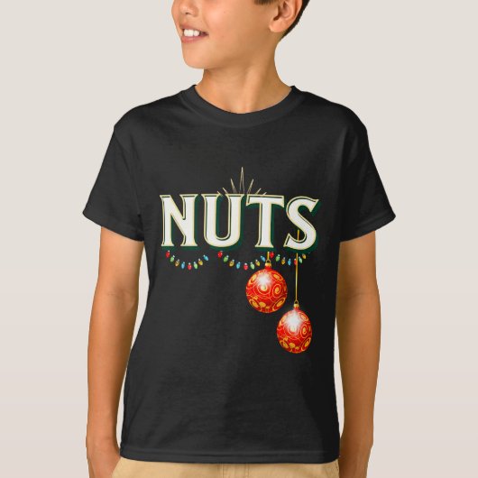 Chestnuts Matching Christmas Family Funny Chest Nu T-shirt (Voorkant)