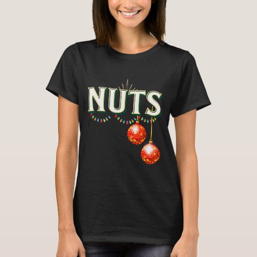 Chestnuts Matching Christmas Family Funny Chest Nu T-shirt (Voorkant)