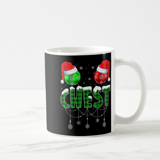 Chestnuts Matching Family Funny Chest Nuts Christm Koffiemok (Rechts)