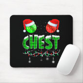 Chestnuts Matching Family Funny Chest Nuts Christm Muismat (Met muis)