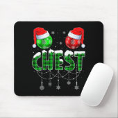 Chestnuts Matching Family Funny Chest Nuts Christm Muismat (Met muis)