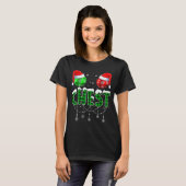 Chestnuts Matching Family Funny Chest Nuts Christm T-shirt (Voorkant volledig)