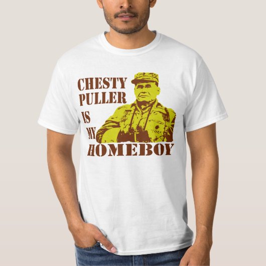 Chesty is mijn homeboy t-shirt (Voorkant)