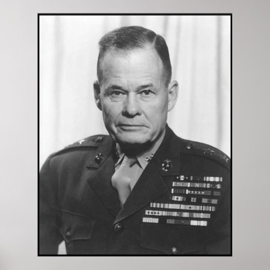 Chesty Puller — Border Poster (Voorkant)