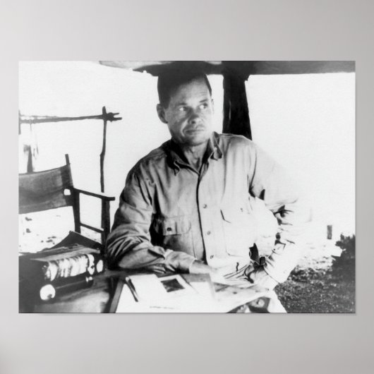 Chesty Puller On Guadalcanal - WW2 1942 Poster (Voorkant)