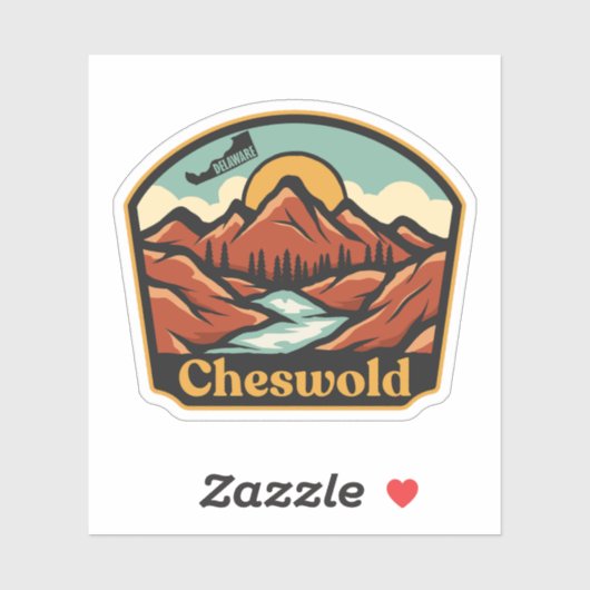 Cheswold, Delaware Sticker (Vel)
