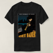 Chet Baker Jazz Poster Sticker T-shirt (Design voorkant)
