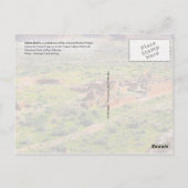 Chetro Ketl in Chaco Canyon, New Mexico Briefkaart (Achterkant)