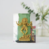 Chettiar Hindu tempel, hindoe god Briefkaart (Staand voorkant)