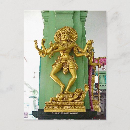 Chettiar Hindu tempel, hindoe god Briefkaart (Voorkant)