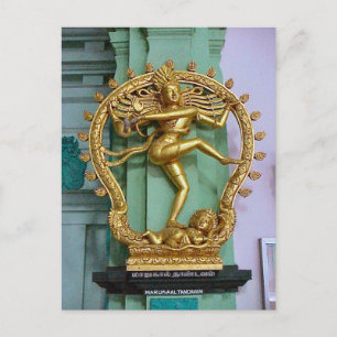Chettiar Hindu tempel Hindu Statue Briefkaart