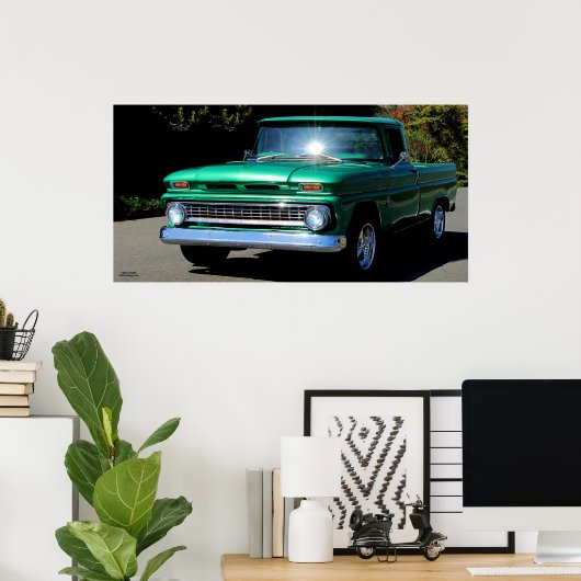 CHEV TRUCK POSTER 1963 (Thuiskantoor)