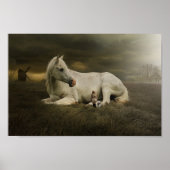 Cheval et enfant poster (Voorkant)