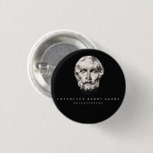 Chevalier Avant Garde "Homer + Album Title" Pin Ronde Button 3,2 Cm (Voorkant /achterkant)