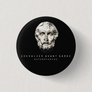 Chevalier Avant Garde "Homer + Album Title" Pin Ronde Button 3,2 Cm