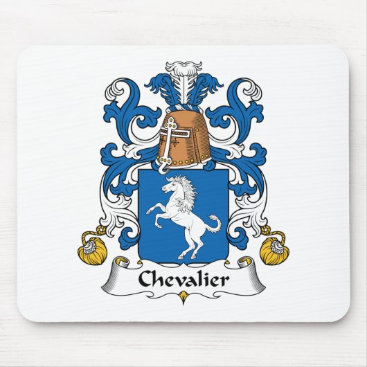 Chevalier Family Crest Muismat (Voorkant)