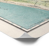 Chevalier's map van San Francisco (1912) Poster (Hoek)