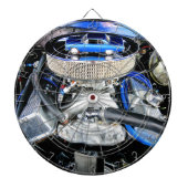 Chevelle Blue 1965 Dartbord (Voorkant)