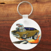 Chevelle Brown Car 1970 Sleutelhanger (Voorkant)