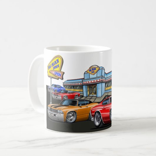 Chevelle Diner 1970 Koffiemok (Voorkant links)