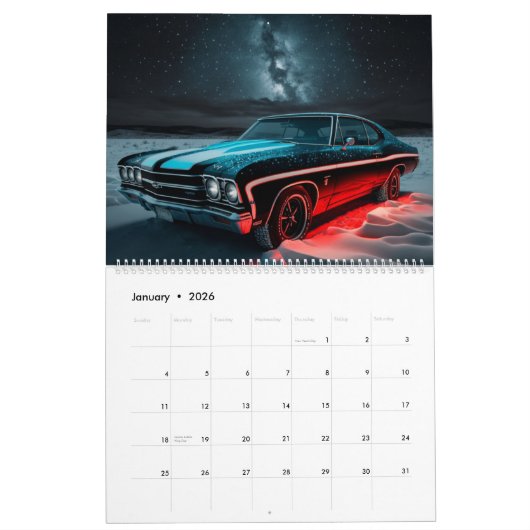 Chevelle-kalender Kalender (Jan 2026)