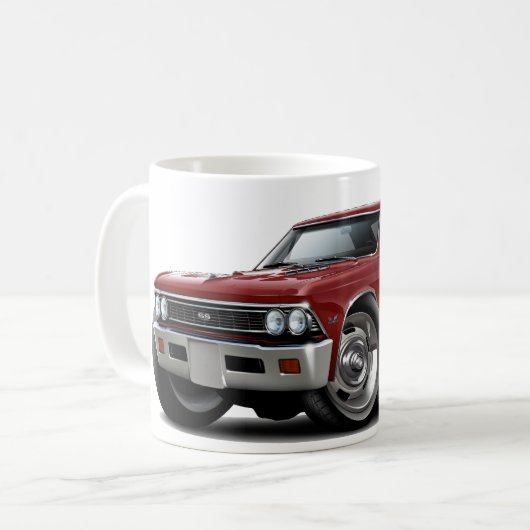 Chevelle Maroon Car. 1966 Koffiemok (Voorkant links)