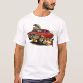 Chevelle Maroon Car. 1967 T-shirt (Voorkant)