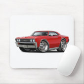 Chevelle Red Car 1967 Muismat (Met muis)