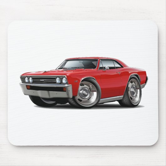 Chevelle Red Car 1967 Muismat (Voorkant)