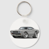 Chevelle Silver Car 1967 Sleutelhanger (Voorkant)