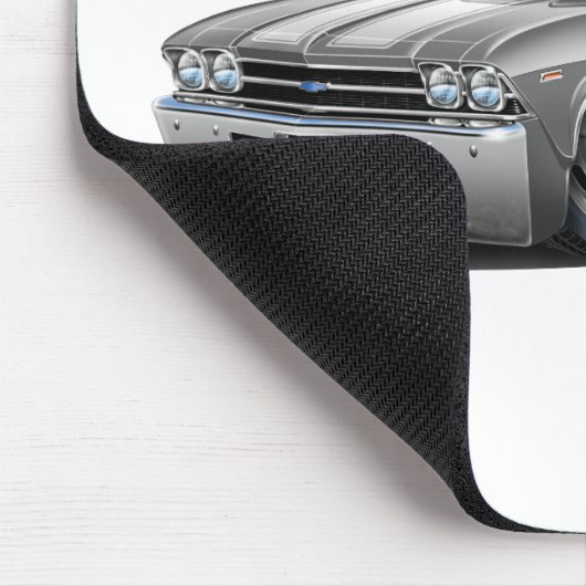 Chevelle Silver-White 1969 Muismat (Hoek)