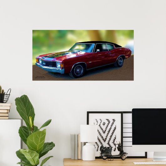 CHEVELLE SS396 POSTER (Thuiskantoor)