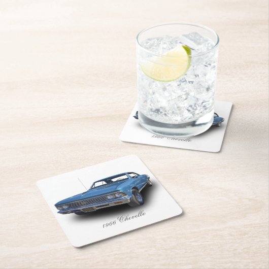 CHEVELLE SS 1966 KARTONNEN ONDERZETTERS (Insitu)