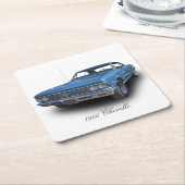 CHEVELLE SS 1966 KARTONNEN ONDERZETTERS (Schuin)