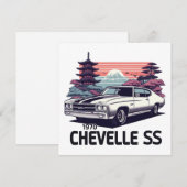 Chevelle SS 1970 Feestdagenkaart (Voorkant / Achterkant)