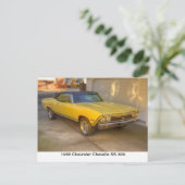 CHEVELLE SS 396 BRIEFKAART (Staand voorkant)