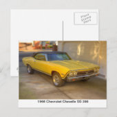 CHEVELLE SS 396 BRIEFKAART (Voorkant / Achterkant)