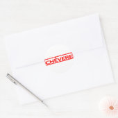 Chévere Stamp Ronde Sticker (Envelop)