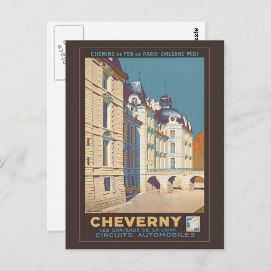 Cheverny Briefkaart (Voorkant / Achterkant)